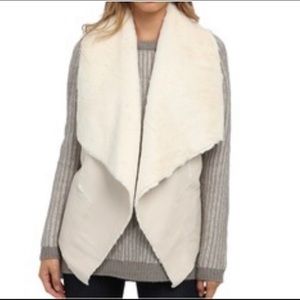 Blanc NYC cream vest